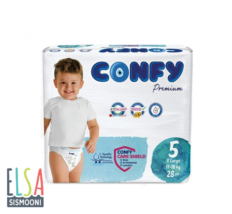 پوشک کودک کانفی سایز پنج confy