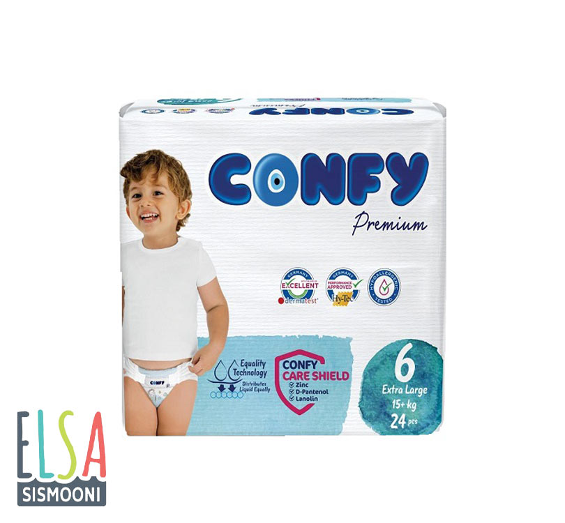 پوشک کودک کانفی سایز شش confy