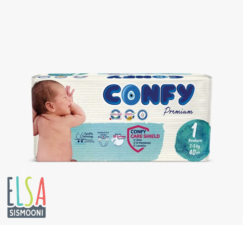 پوشک کودک کانفی سایز یک confy