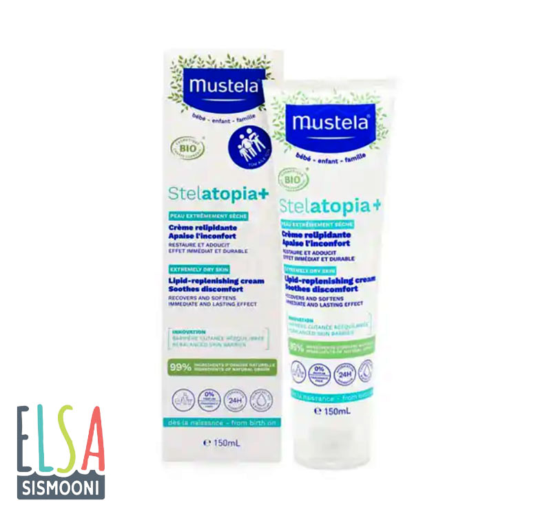 کرم دست و صورت استلاتوپیا+ موستلا mustela